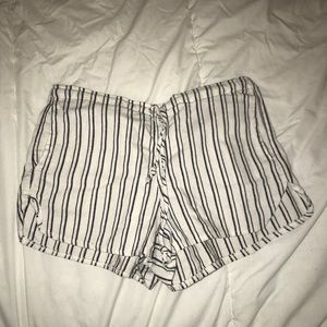 Brandy Melville Navy+White Striped “Summer” Shorts